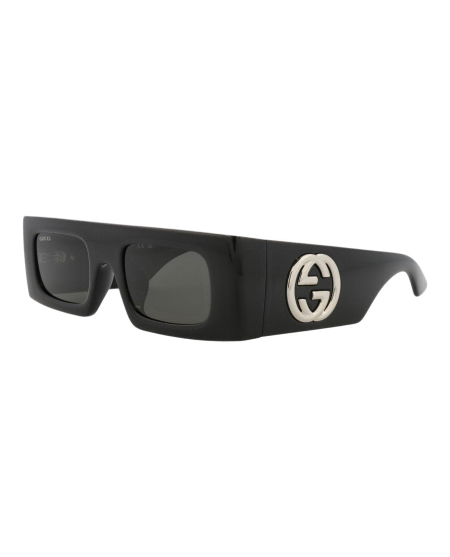 Gucci Shield-Frame Injection Sunglasses