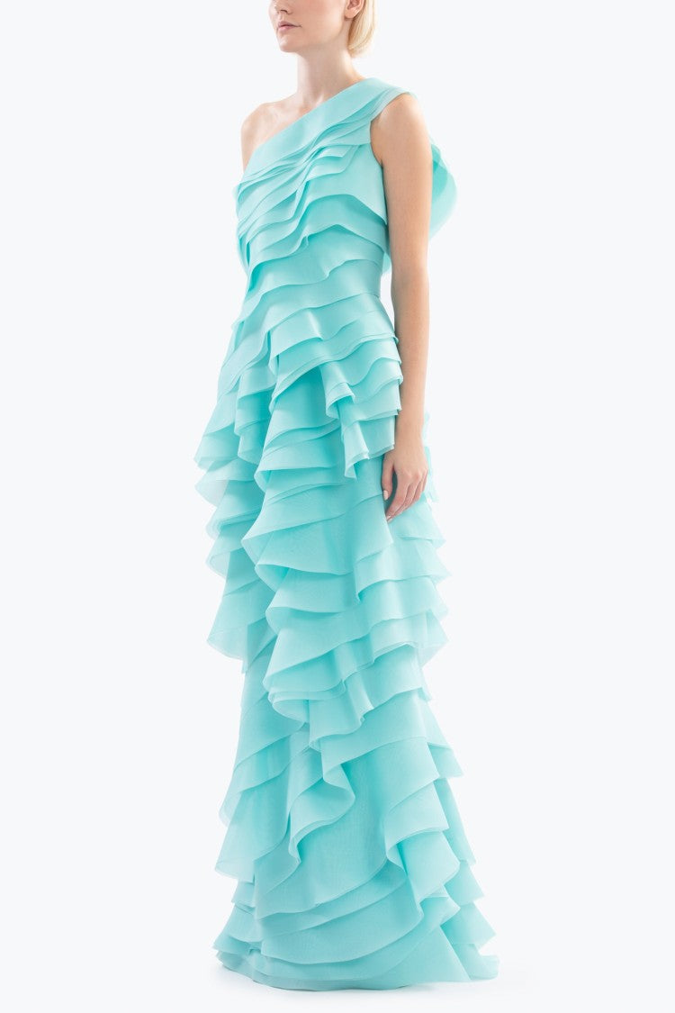 Saiid Kobeisy Layered Organza Dress