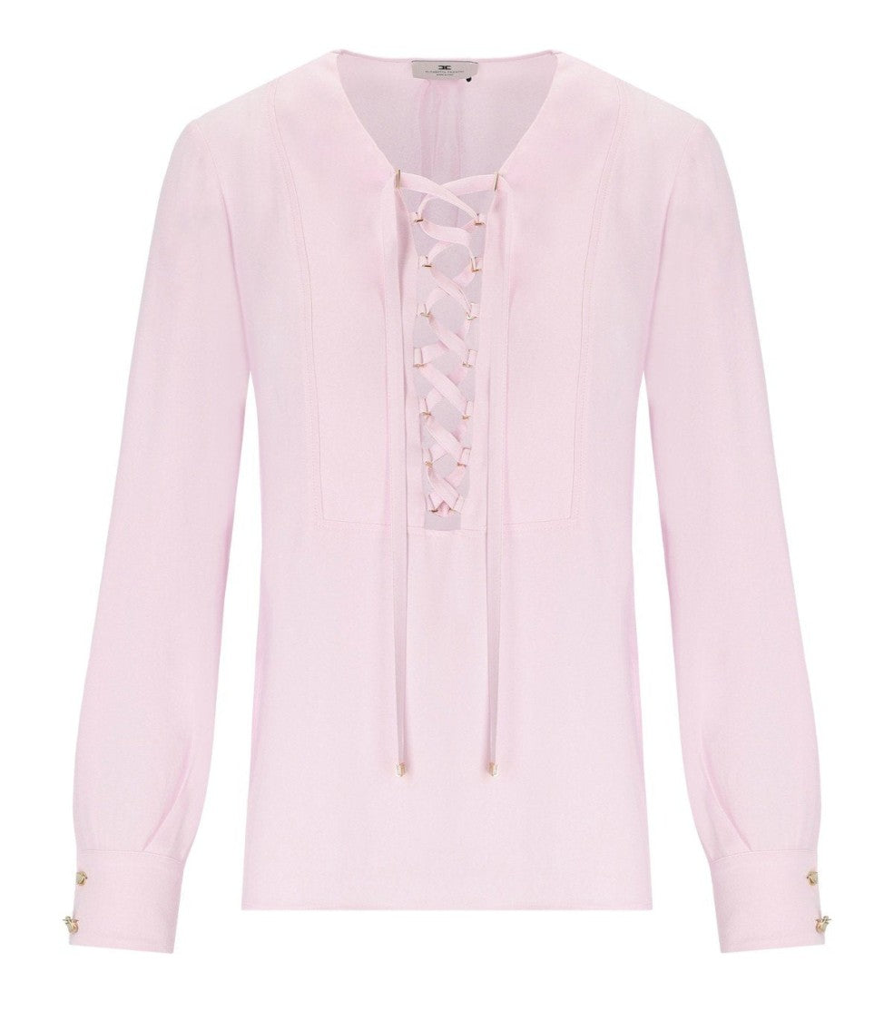 Elisabetta Franchi Quarzo Shirt With Laces