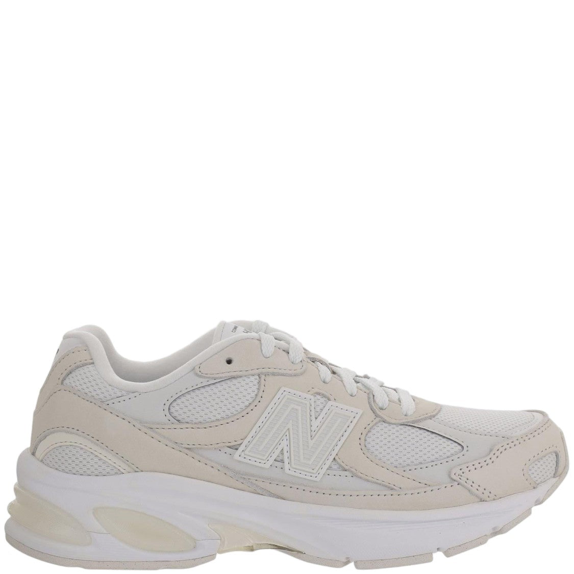 Homme X New Balance Panel Design Sneakers With Prominent 'N' Detail And Rubber Sole