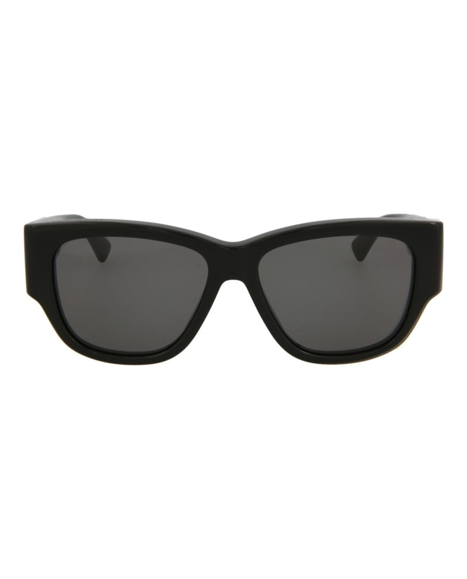 Bottega Veneta Rectangle-Frame Acetate Sunglasses