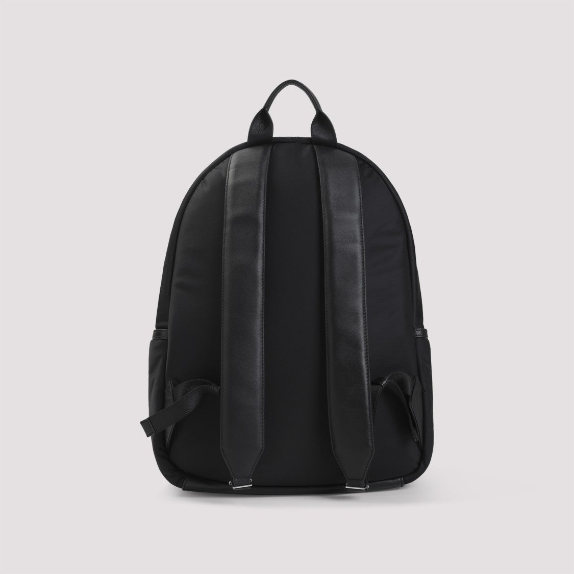 Ami Paris Black Polyamide Backpack With Subtle Logo