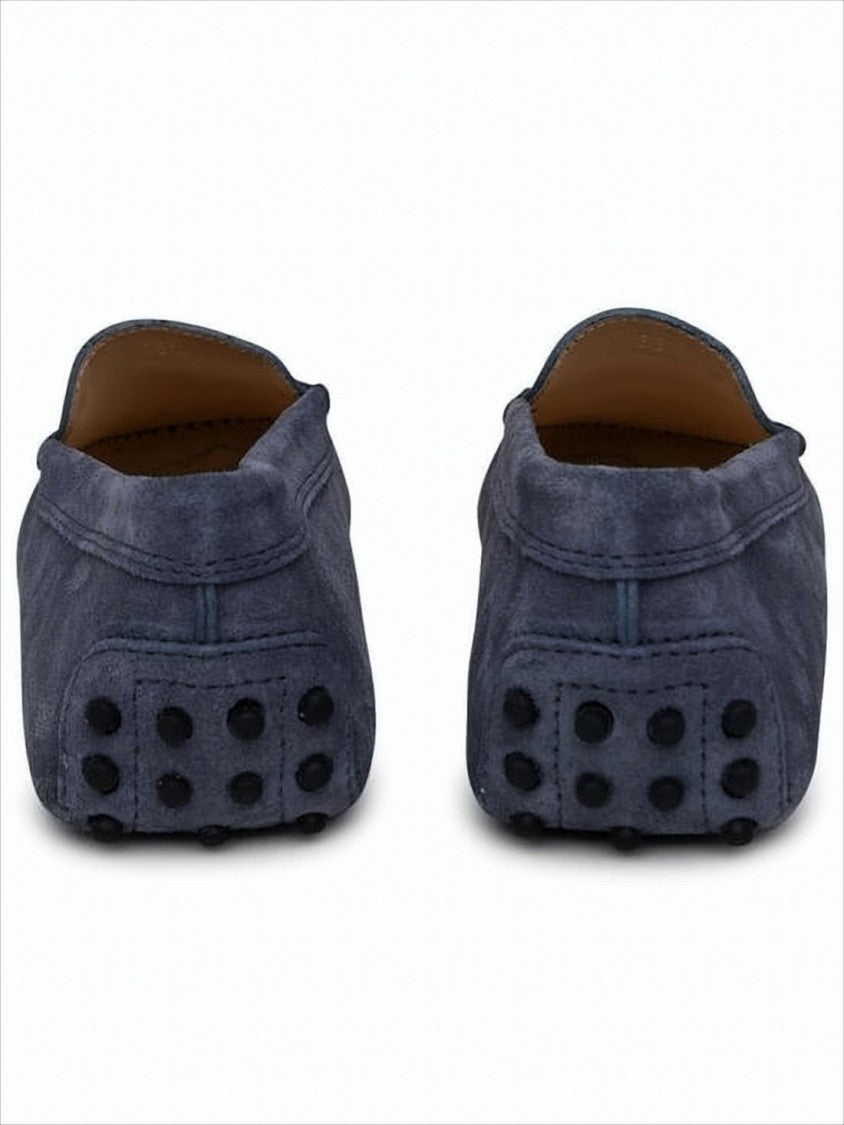 Tod's Suede Penny Loafers With Signature Rubber Pebbles