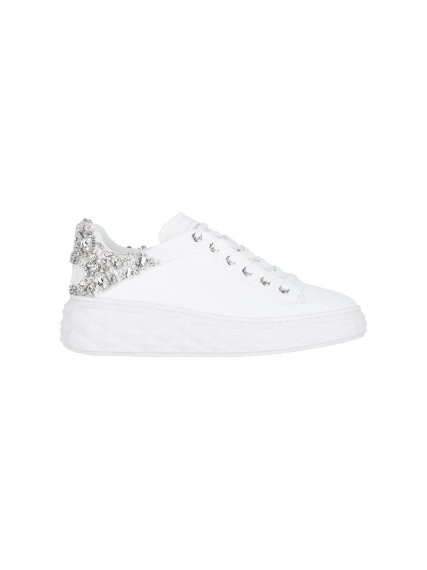 Jimmy Choo "Diamond Maxi/F Ii" Sneakers – White