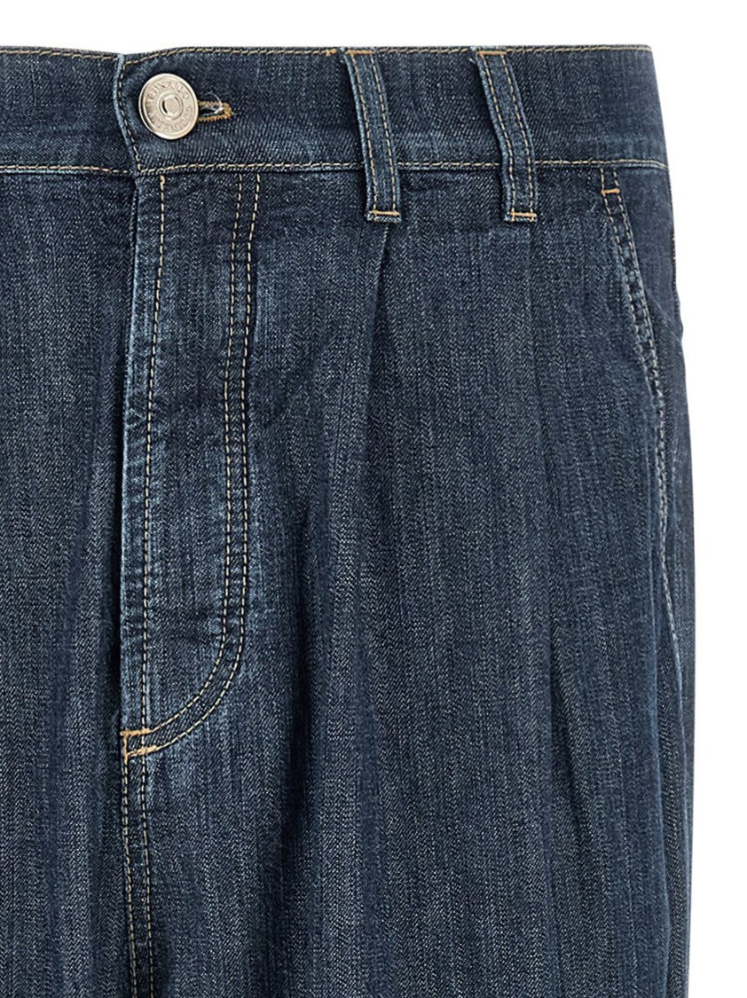 Brunello Cucinelli Blue Denim Chinos