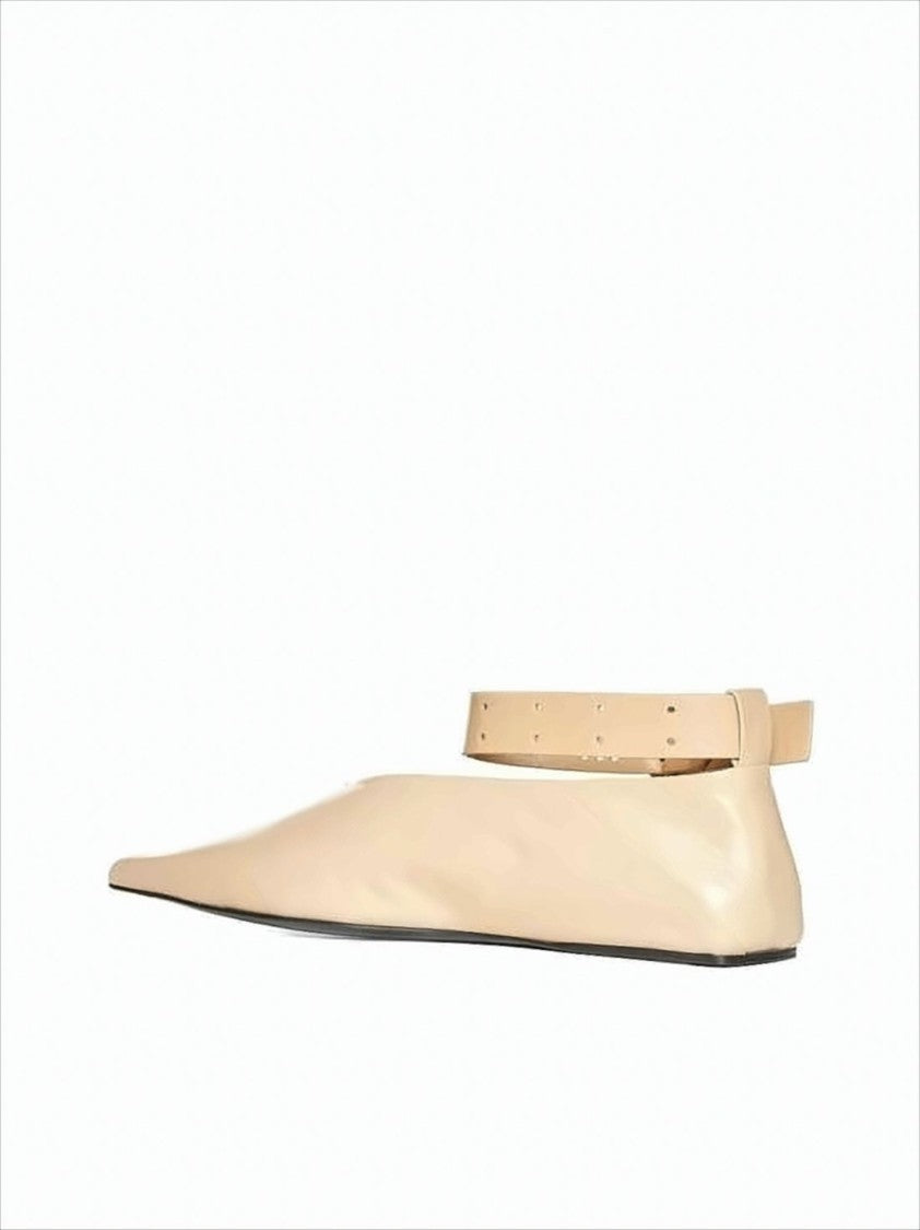 Jil Sander Pointed Toe Goat Leather Flats