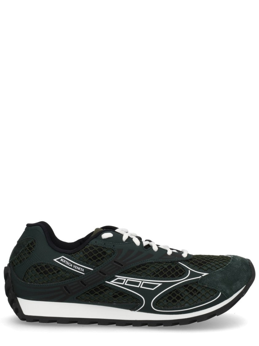 Bottega Veneta Orbit Mesh Suede Low-Profile Sneakers