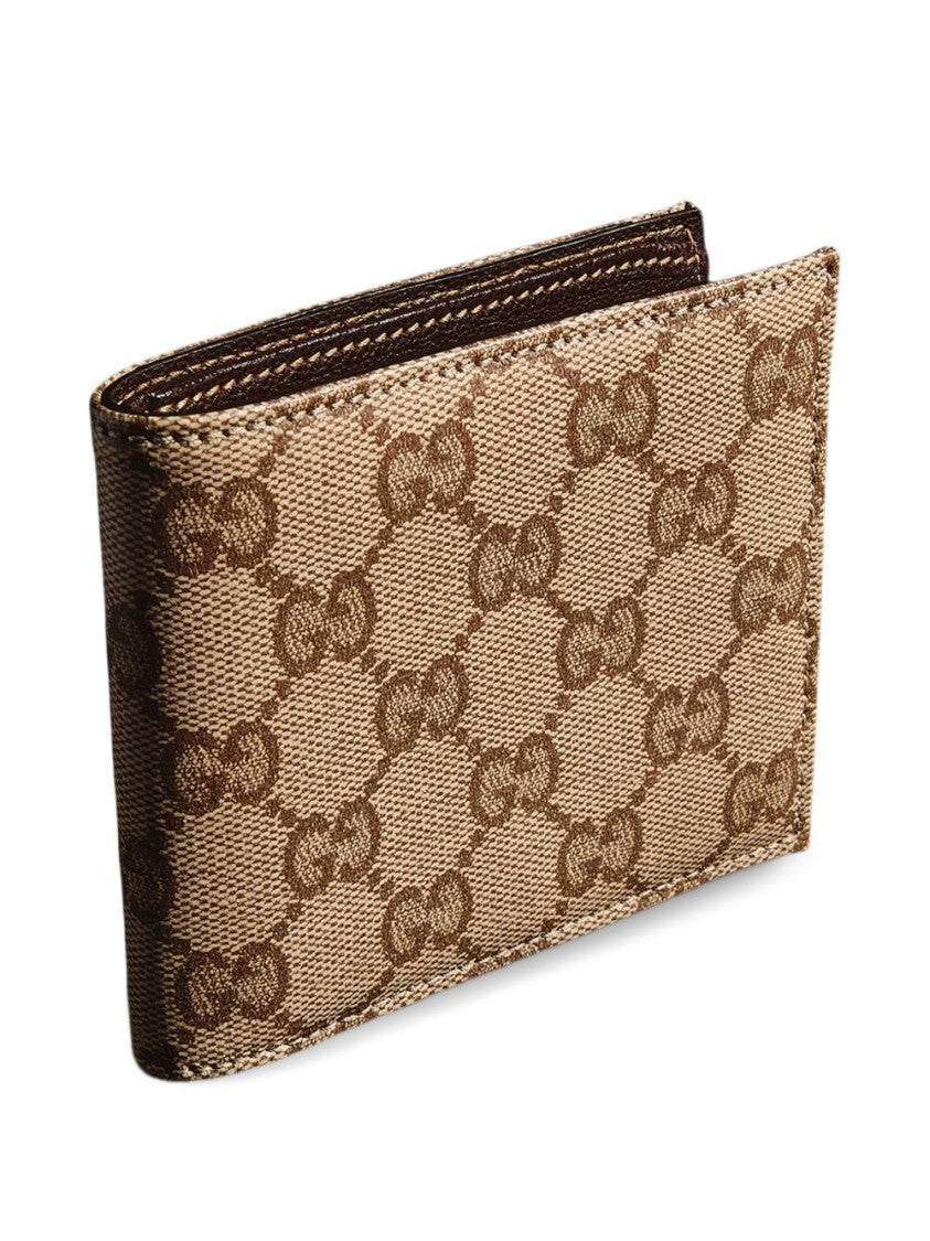 Gucci Classic Monogram Fabric Bifold Wallet