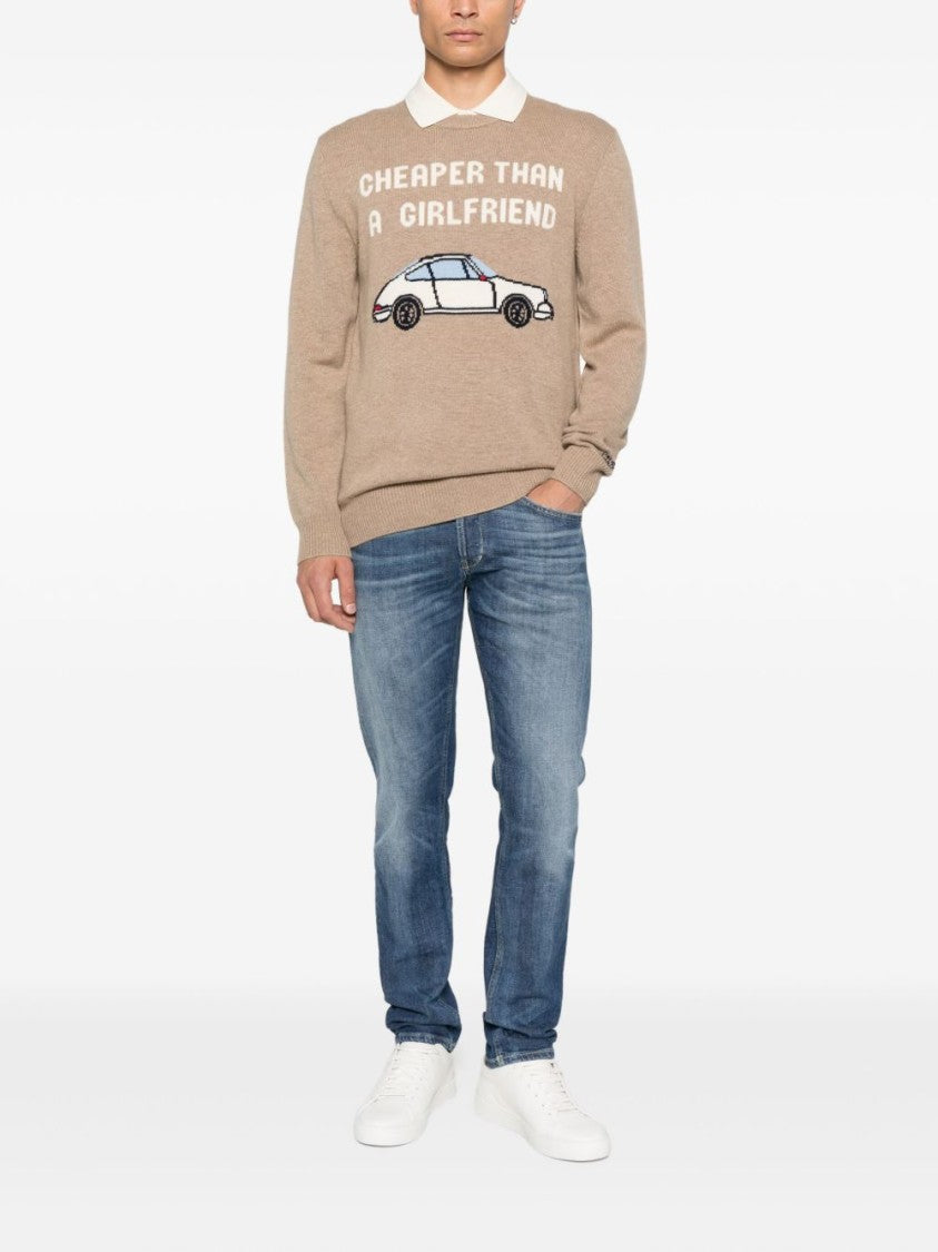 Dondup Straight-Leg Blue Jeans With Traditional Five-Pocket Styling