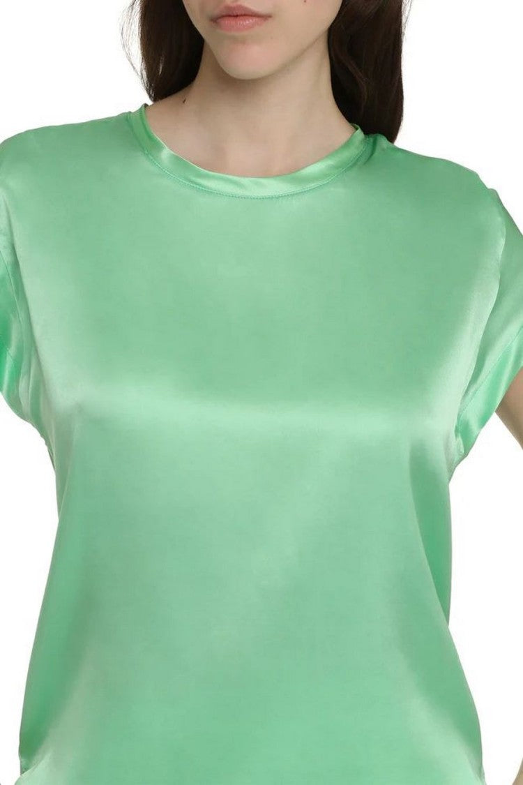 Pinko Silk Blend Short Sleeve Elegant Top
