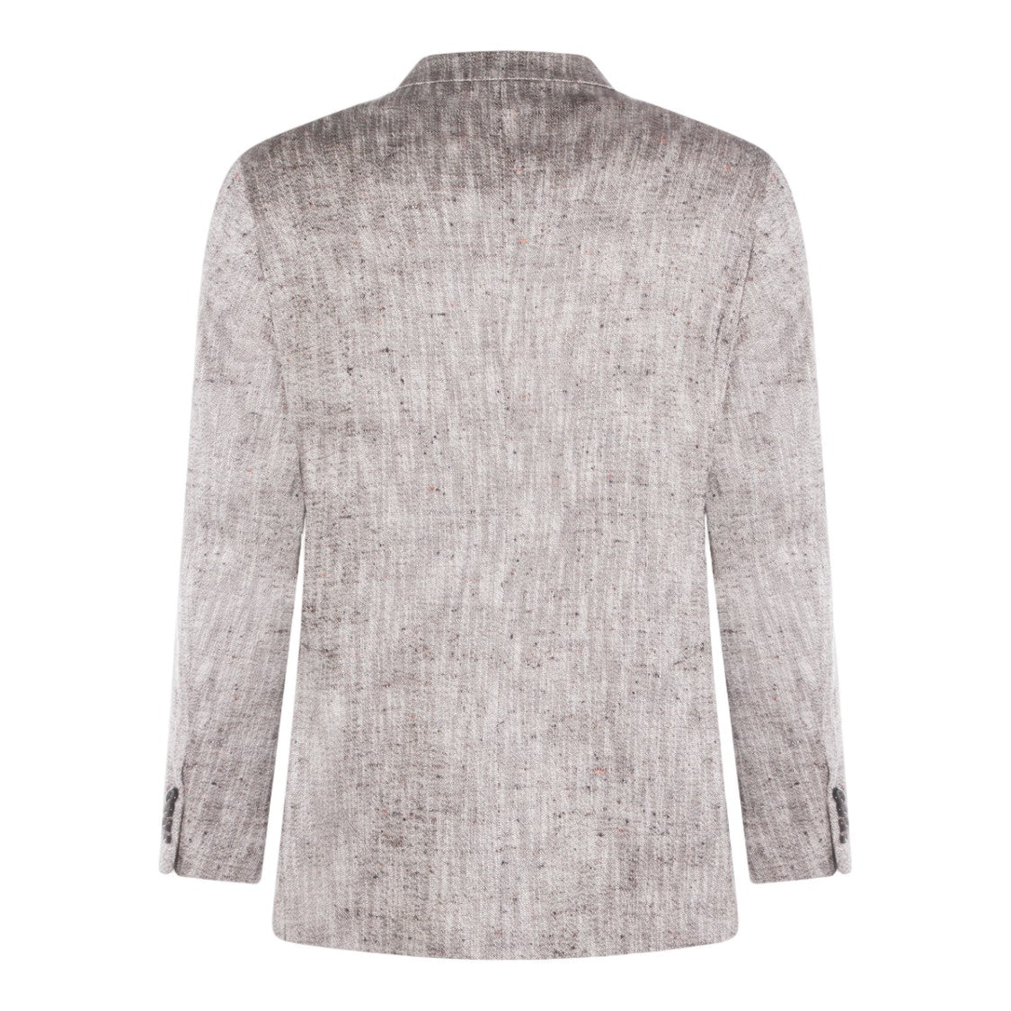 Tagliatore Structured Beige Jacket With Design