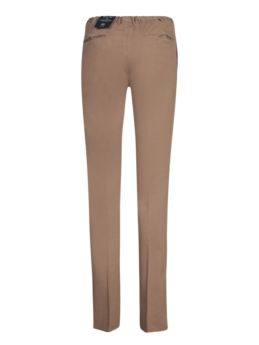 Incotex Tailored Beige Trousers