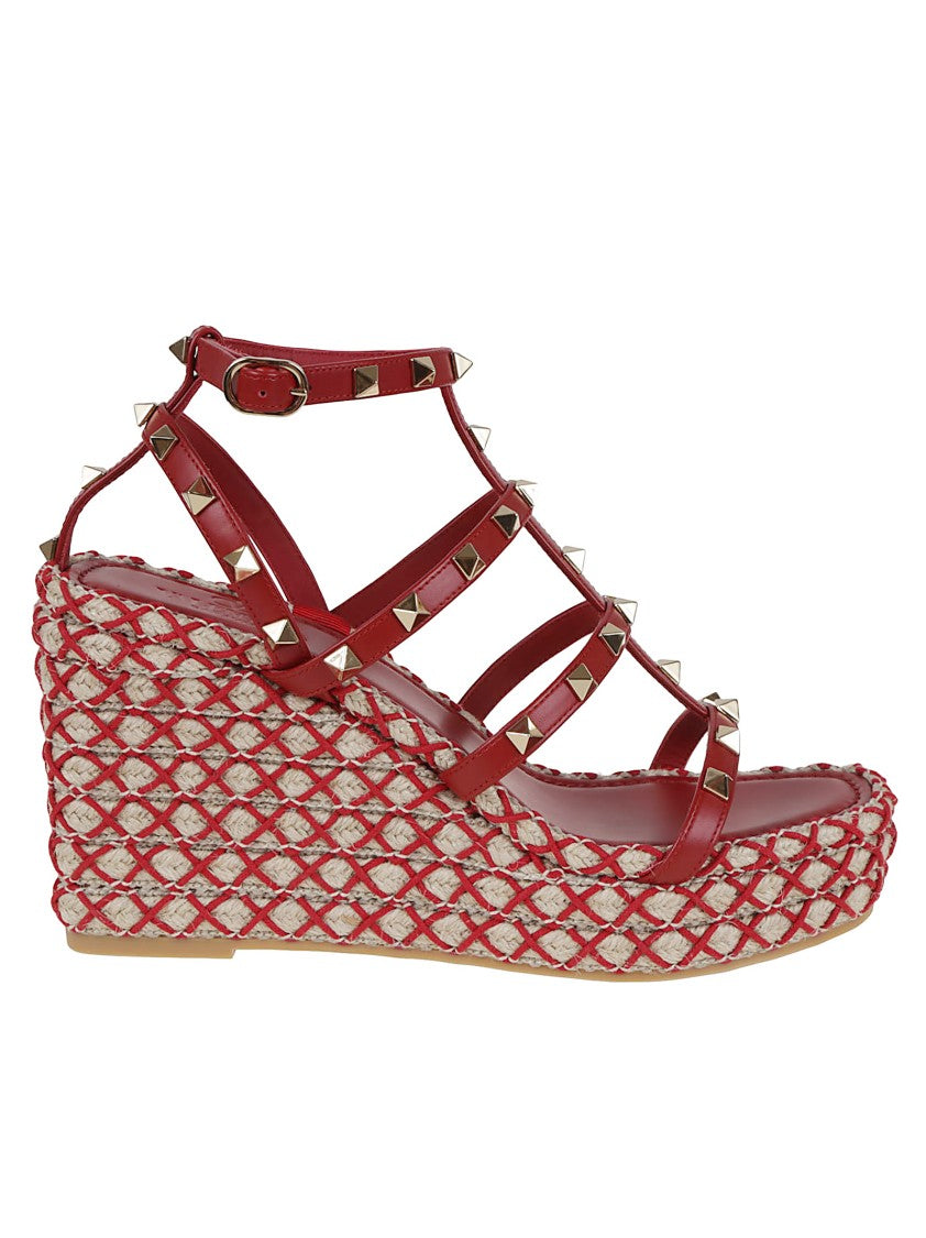 Valentino Garavani Wedge With Calfskin Straps