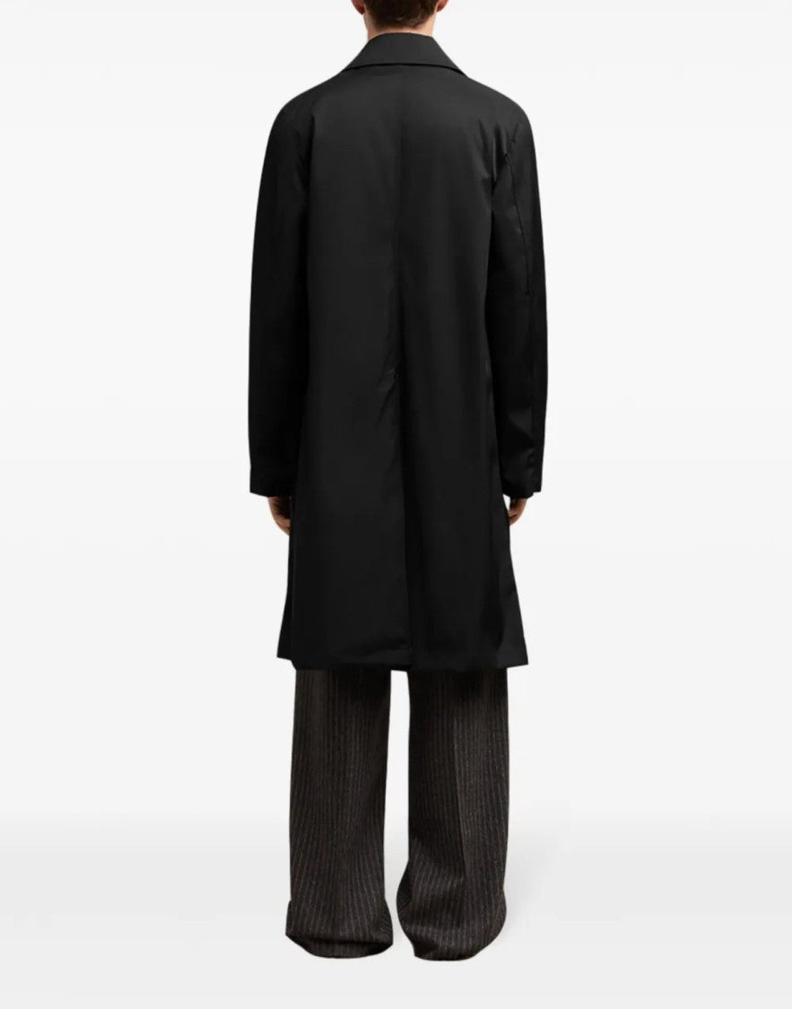 Ami Technical Twill Logo Raincoat