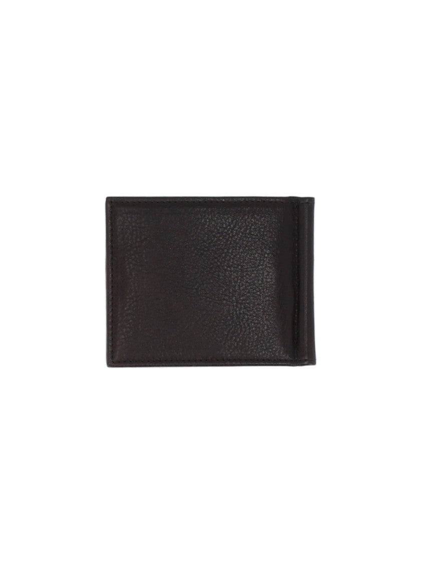 Claudio Orciani Lagoon Textured Leather Money Clip Wallet
