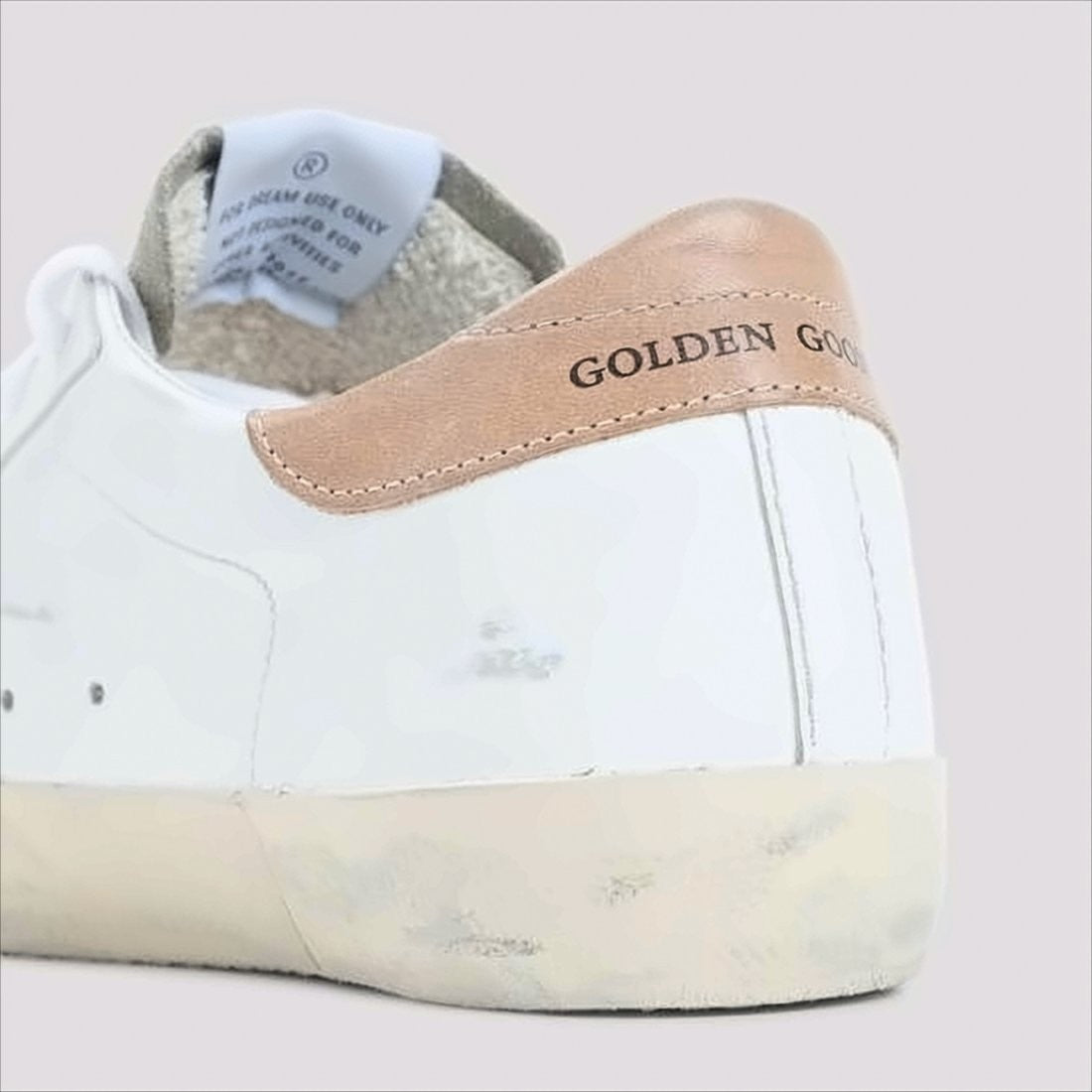 Golden Goose Low-Top Sneakers With Distressed White Leather