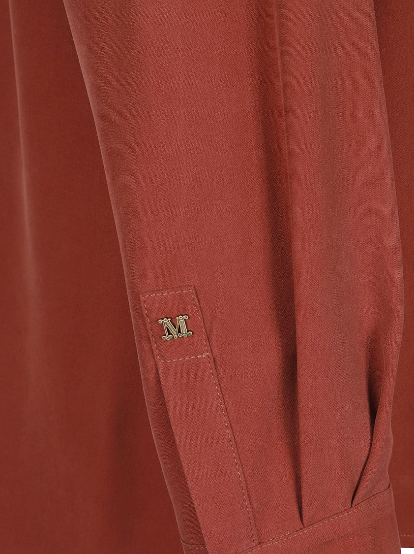 Max Mara Siamese Earthy Tone Relaxed Shirt