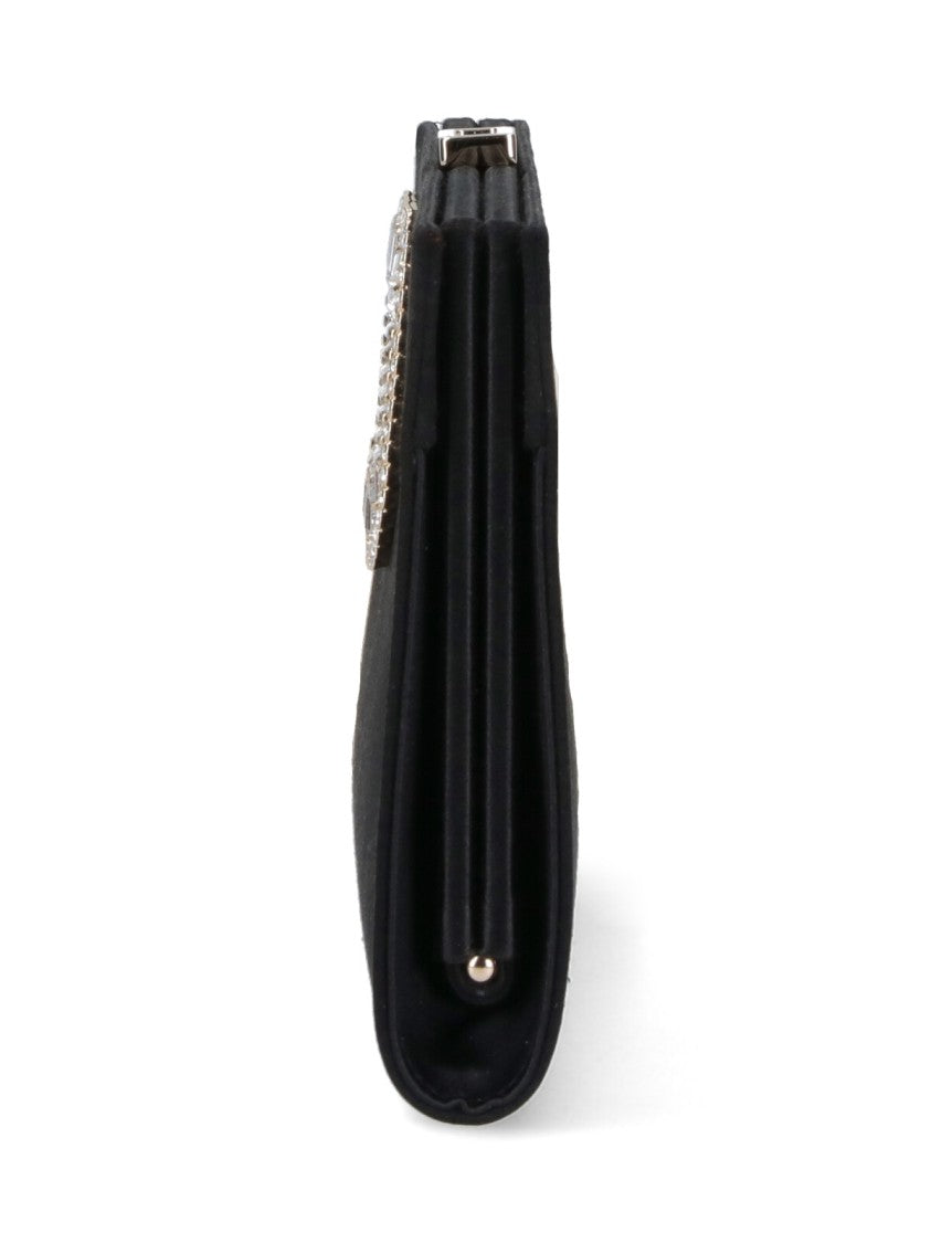 Roger Vivier Pilgrim Pouch With Baguette Crystal Embellishments