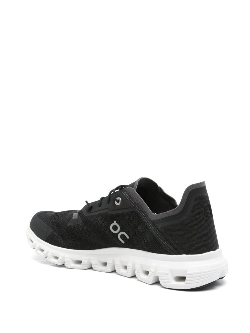 On Running Breathable Black Mesh Sneakers