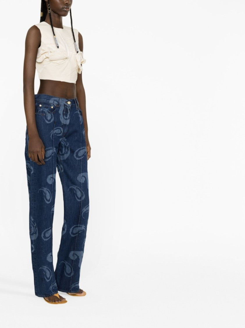 Jacquemus Cropped Halterneck Top