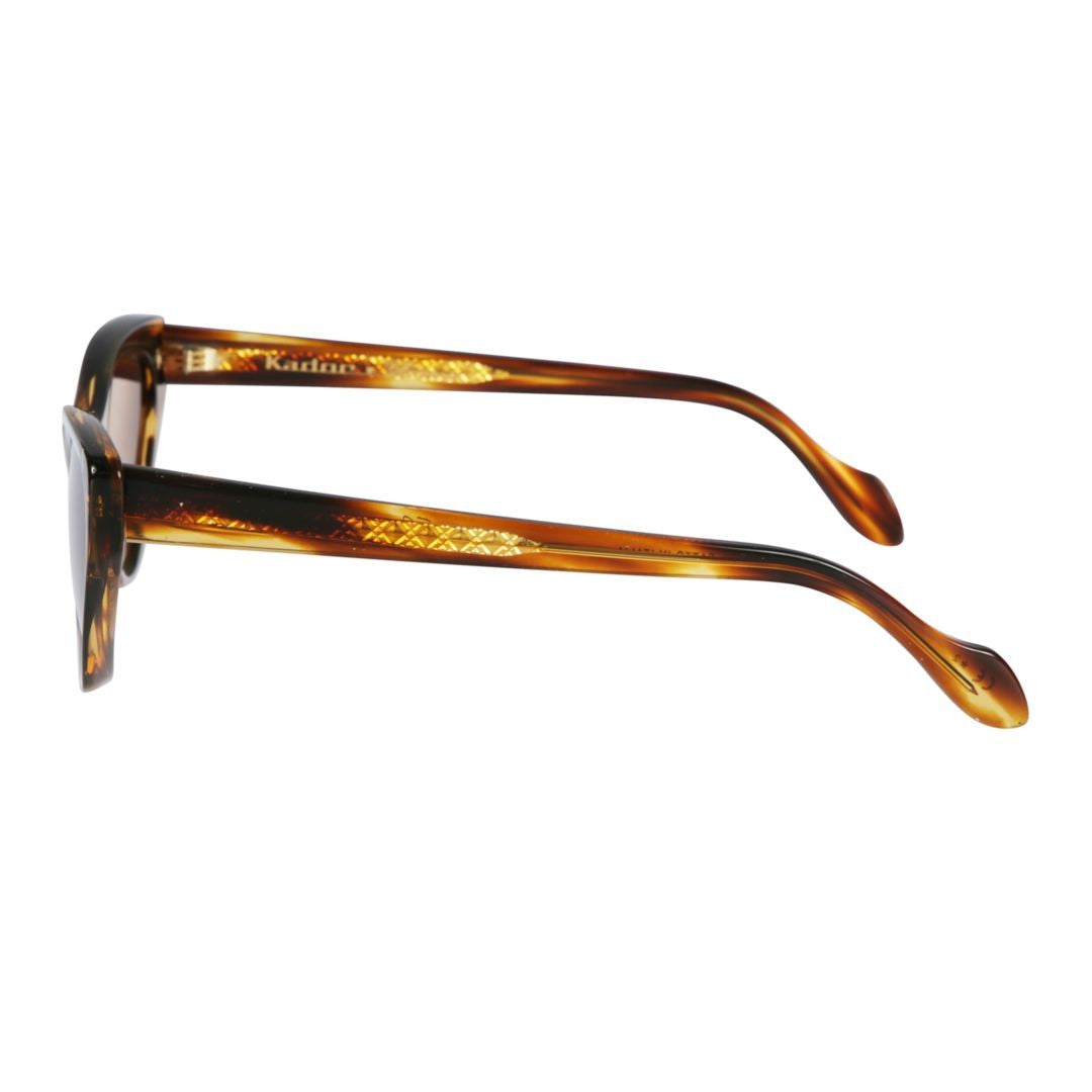 Kador Tortoiseshell Coachella Glamour Gradient Cat-Eye Sunglasses