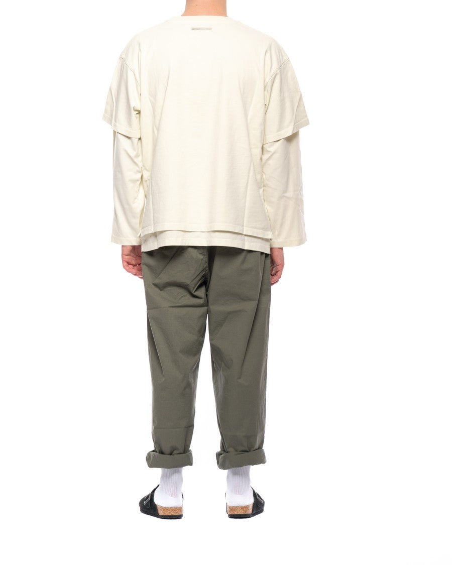 Paura Zeno Double Layer Cotton Sweatshirt