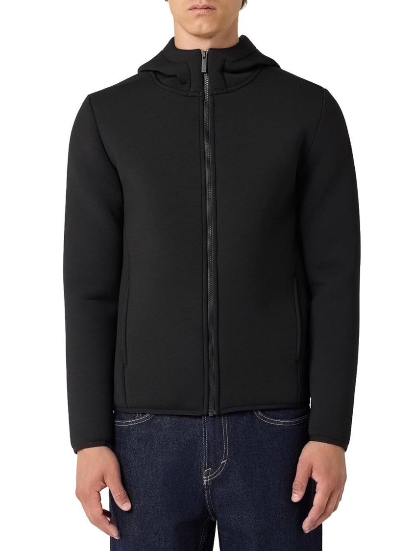 Colmar Black Structured Hooded Jacket
