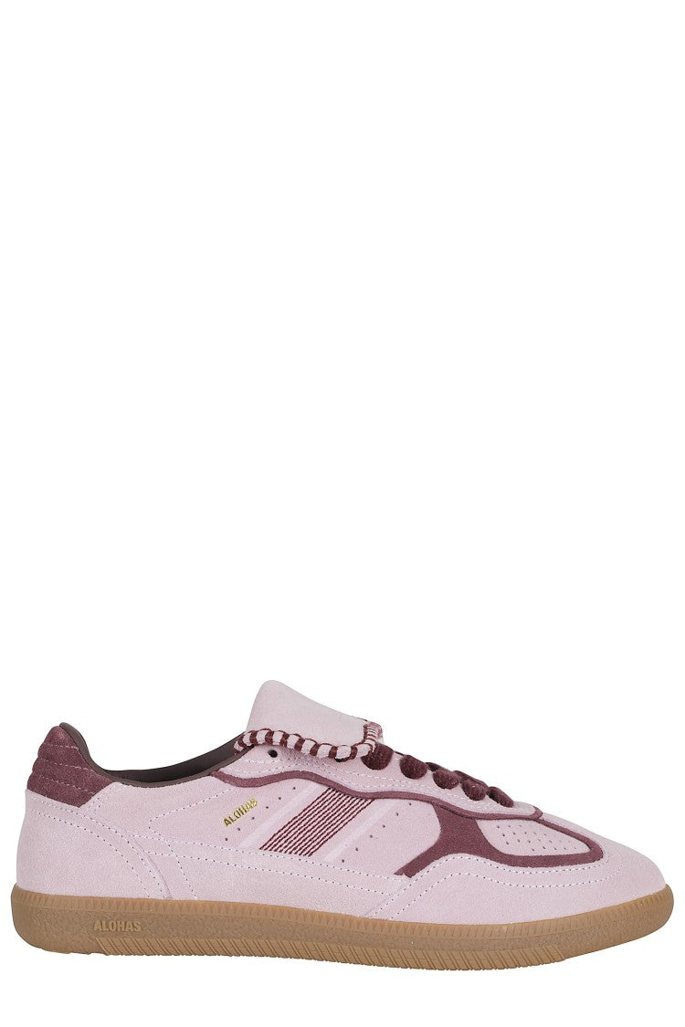 Alohas Pink Club Suede Laced Sneakers