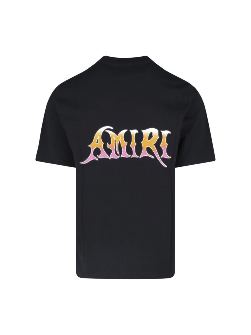 Amiri Black Ma Logo Cotton T-Shirt