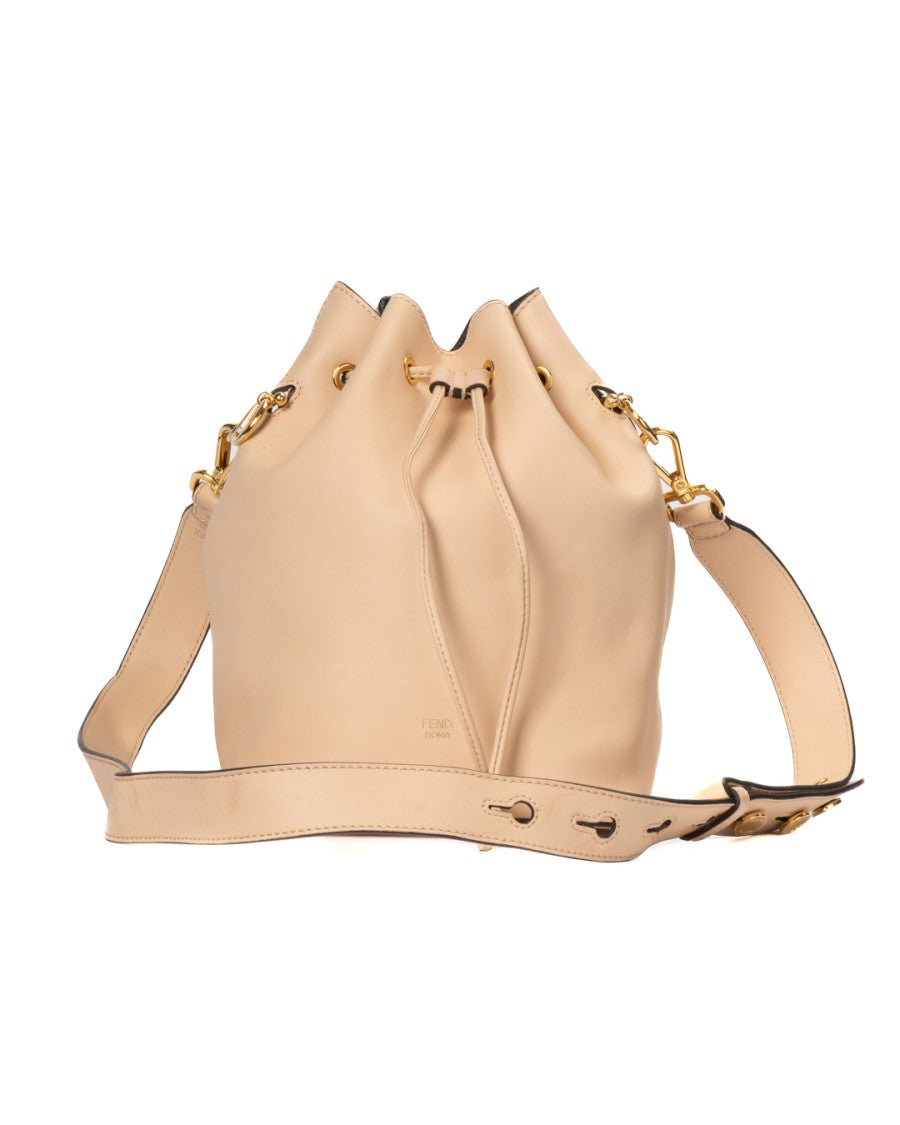 Fendi Pink Mon Tresor Bucket Medium Leather Bucket Bag
