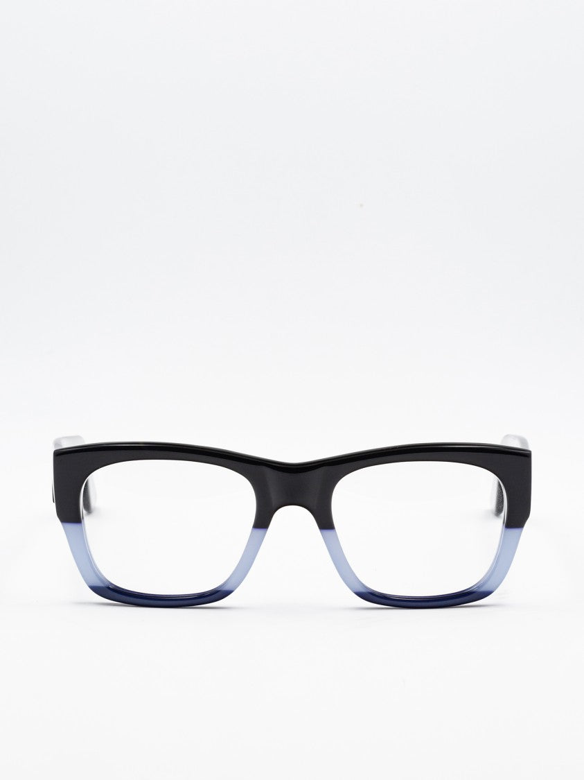 Moli@Limo Chic Black Acetate Optical Frame With Subtle Blue Detail