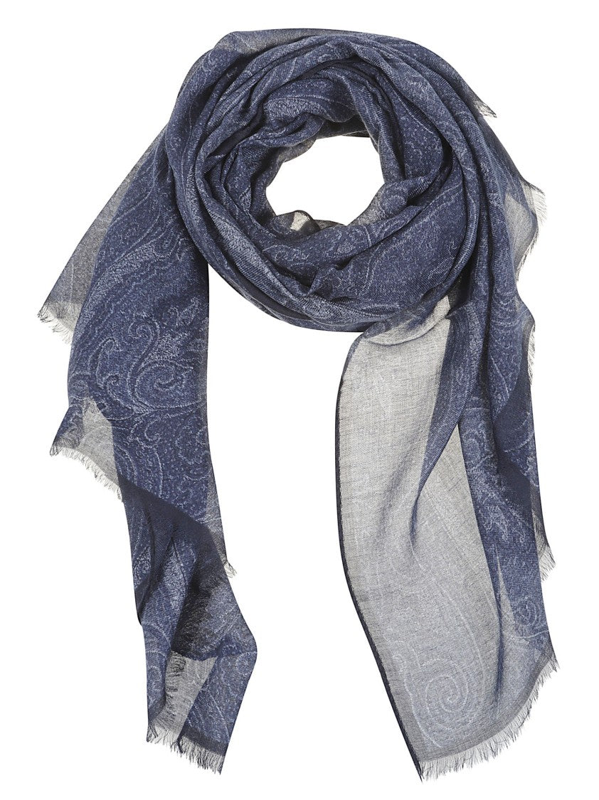 Etro Paisley Modal-Cashmere Scarf