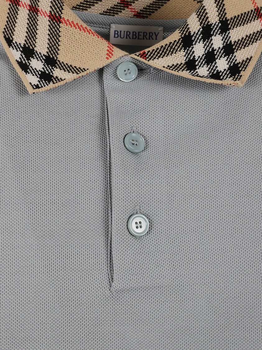Burberry Light Blue Polo Shirt