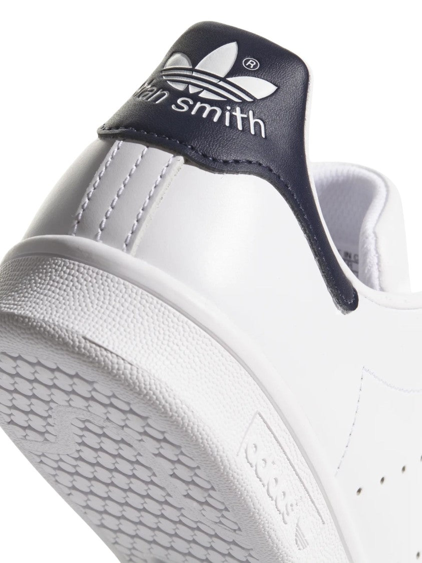 Adidas White Stan Smith Leather Low-Top Sneakers