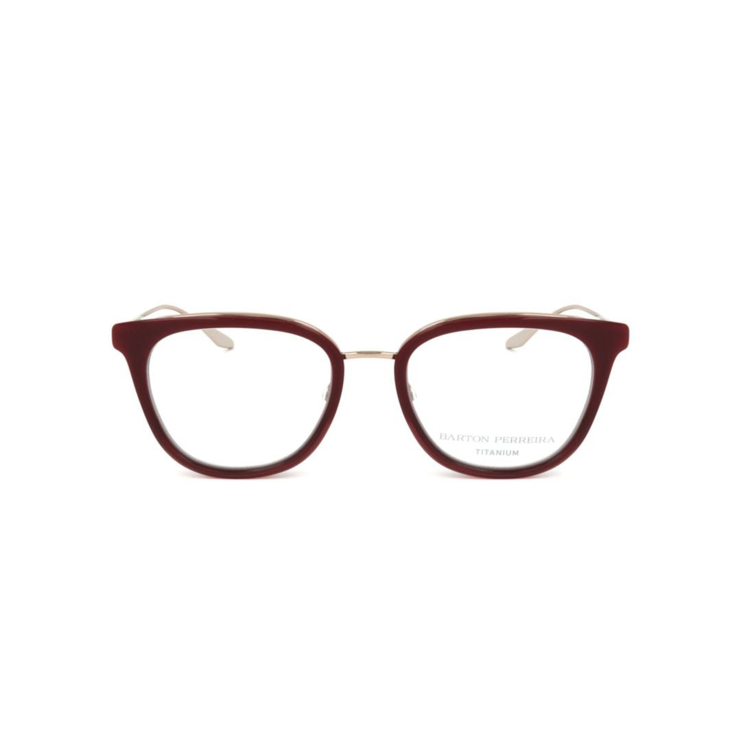 Barton Perreira Bp5091 521Sr Cat-Eye Eyeglasses With Burgundy Frame
