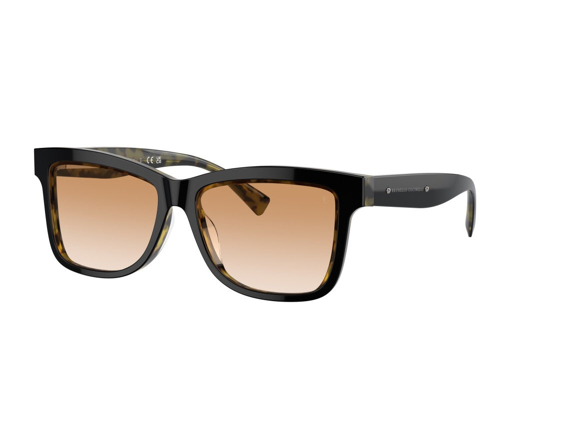 Brunello Cucinelli Brown 0Bc4009s Gradient Oversized Square Sunglasses