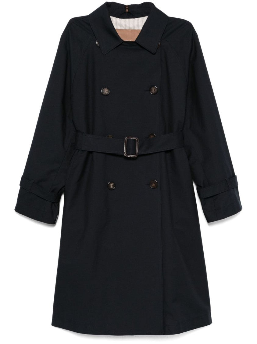 Max Mara Double-Breasted Trench Coat