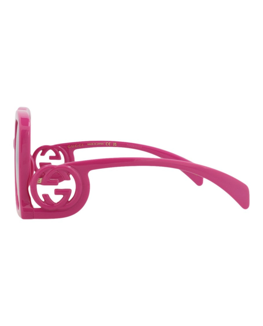 Gucci Square-Frame Injection Sunglasses