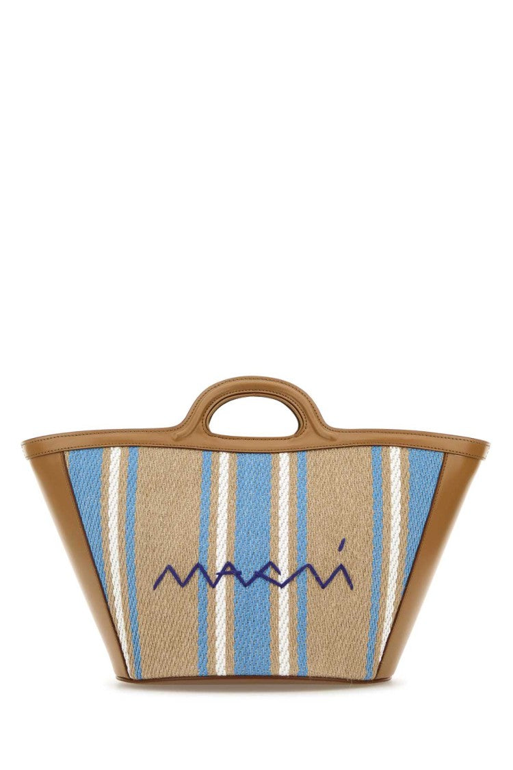 Marni Embroidered Canvas Tropicalia Bag