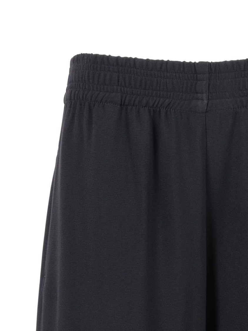 Fabiana Filippi Black Cady Wide Trousers