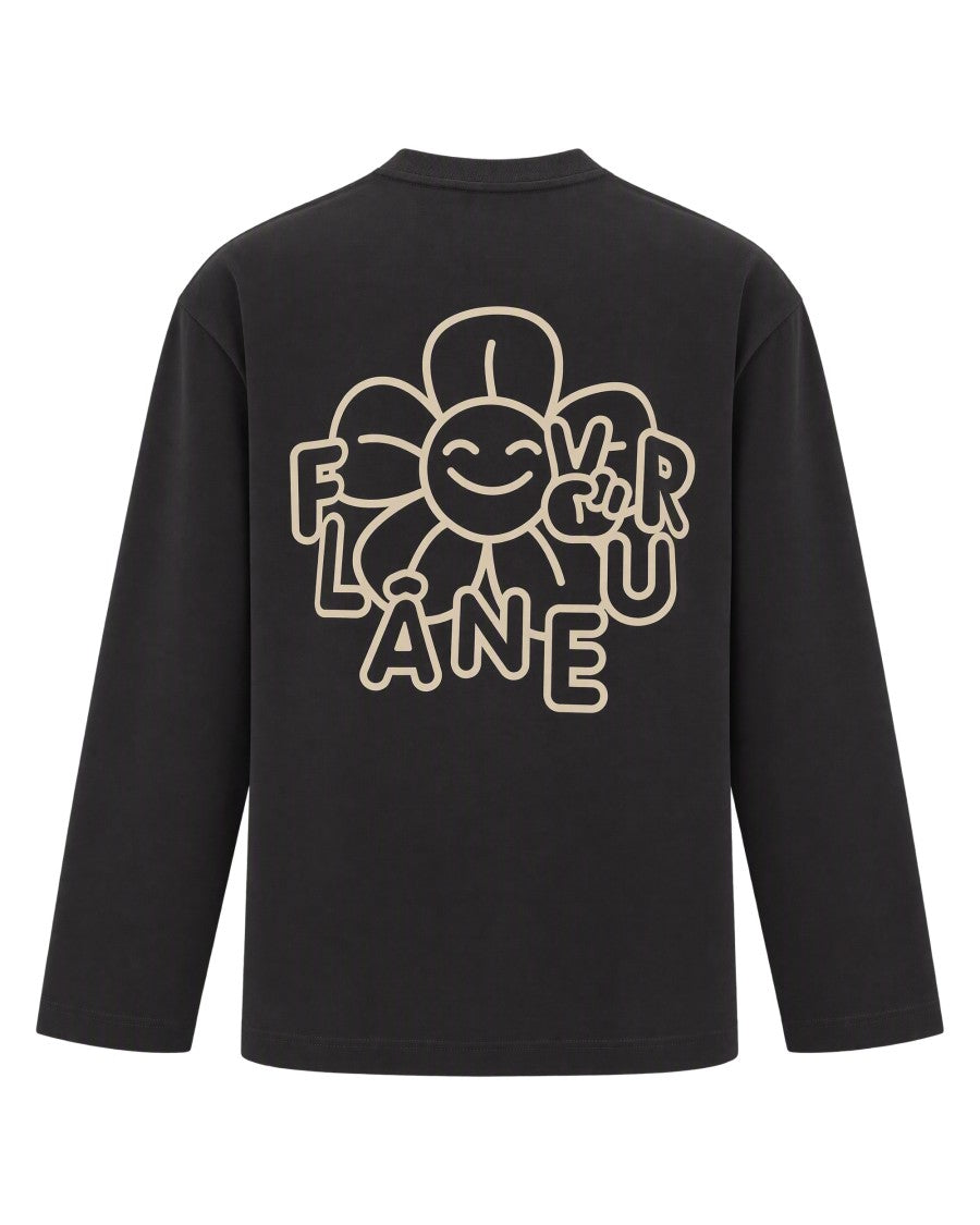Flâneur Brown Loose-Fit Long-Sleeve Jersey T-Shirt