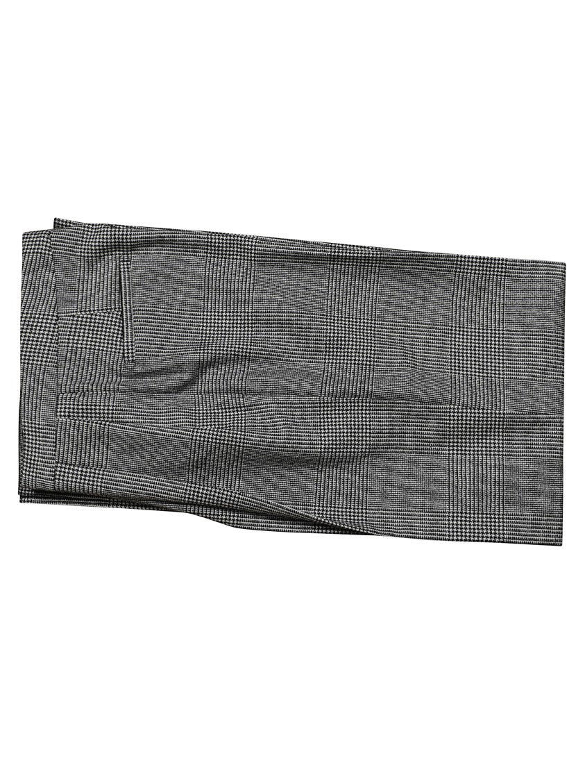 Tagliatore Checked Wool Suit With Double-Breasted Jacket