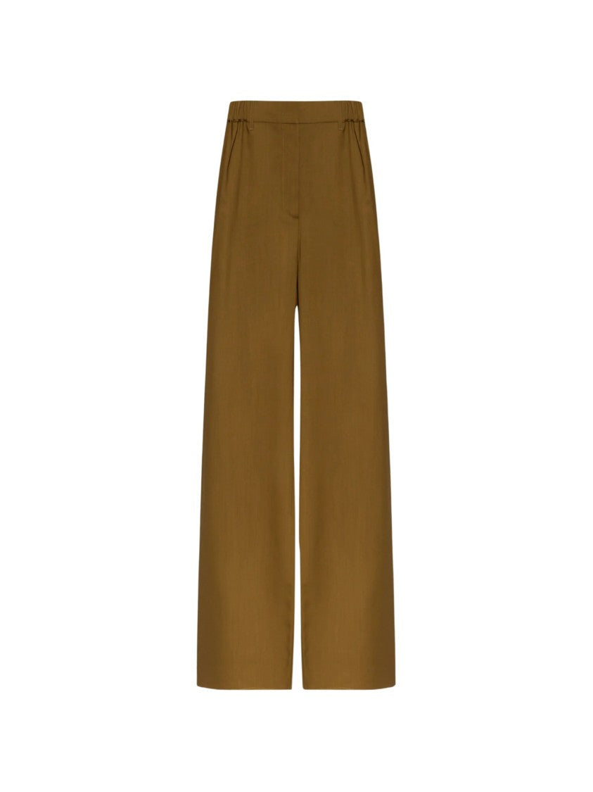 Max Mara High-Waist Editto Wide-Leg Pants