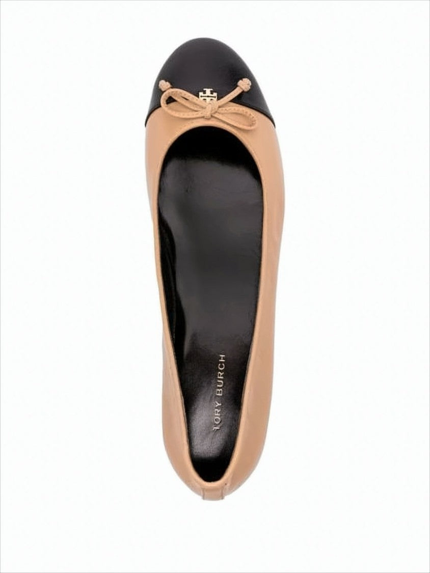 Tory Burch Neutral Beige Flat Shoes
