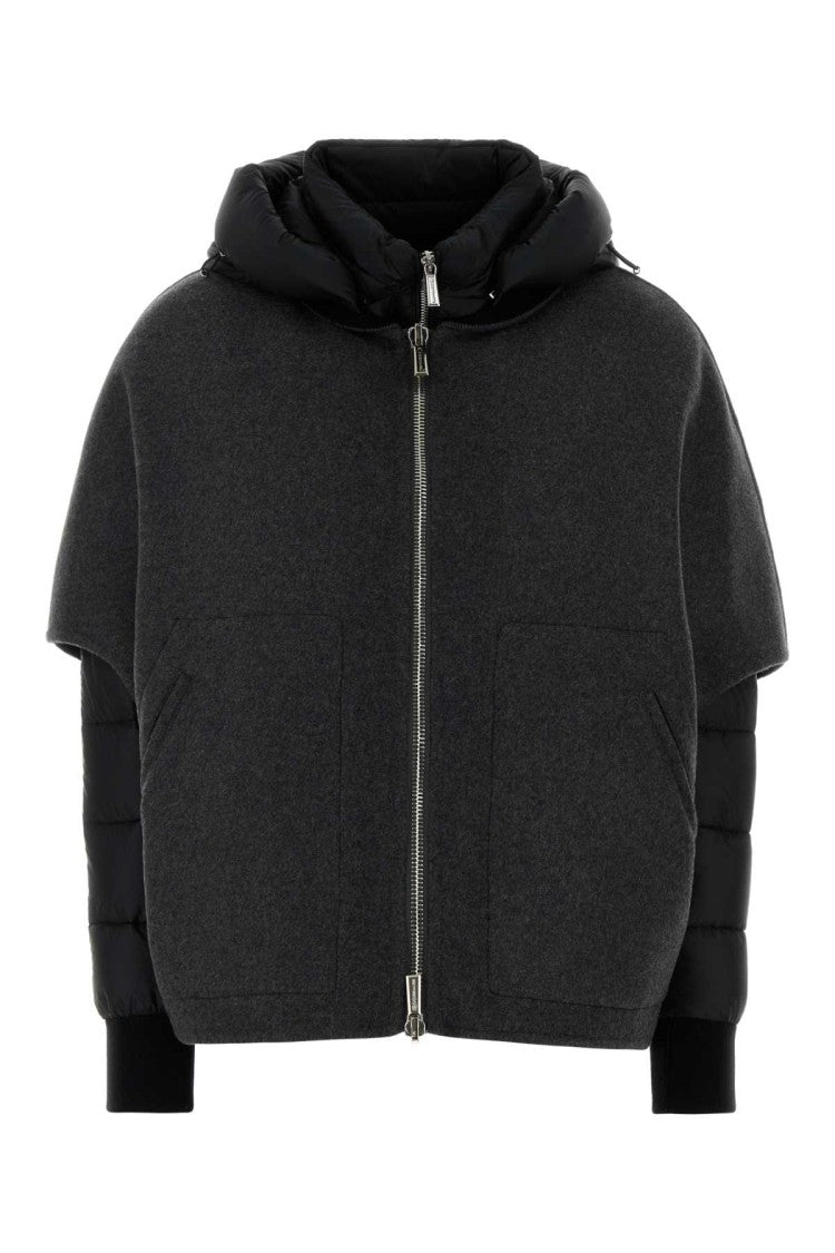 Moorer Black Polyester Pegaso Down Jacket