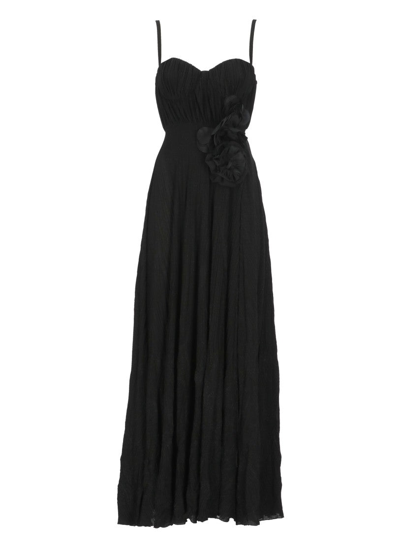 Elisabetta Franchi Black Carpet Lurex Dress