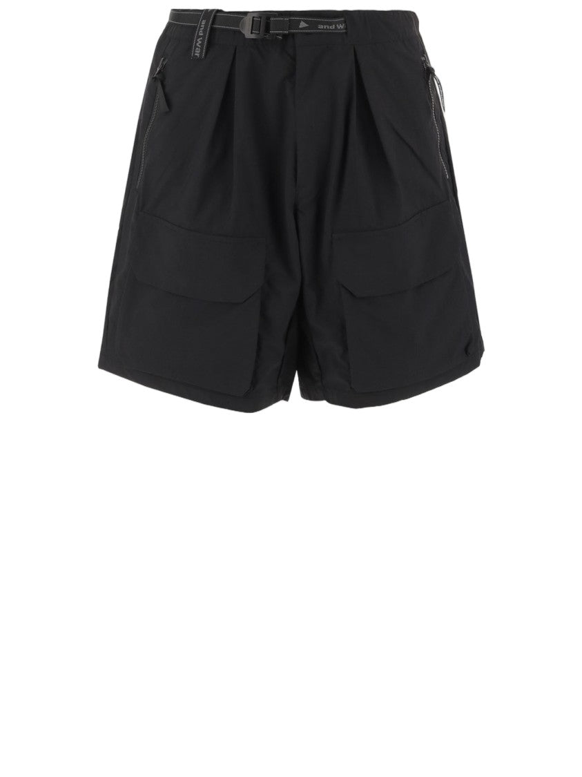 And Wander Technical Fabric Shorts With Elastic Waistband