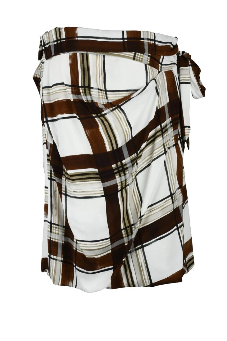 Dries Van Noten Balloon Skirt - Beige/Brown