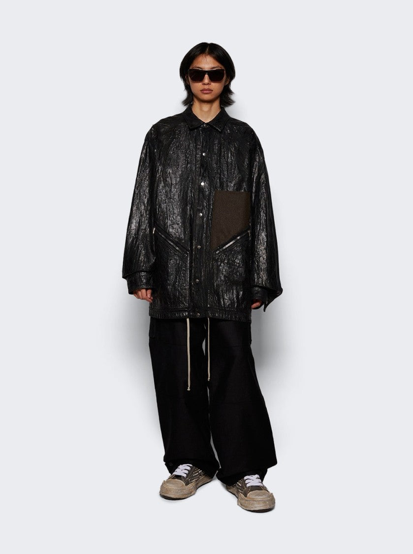 Rick Owens Giacca Tour Jacket Black And Brown