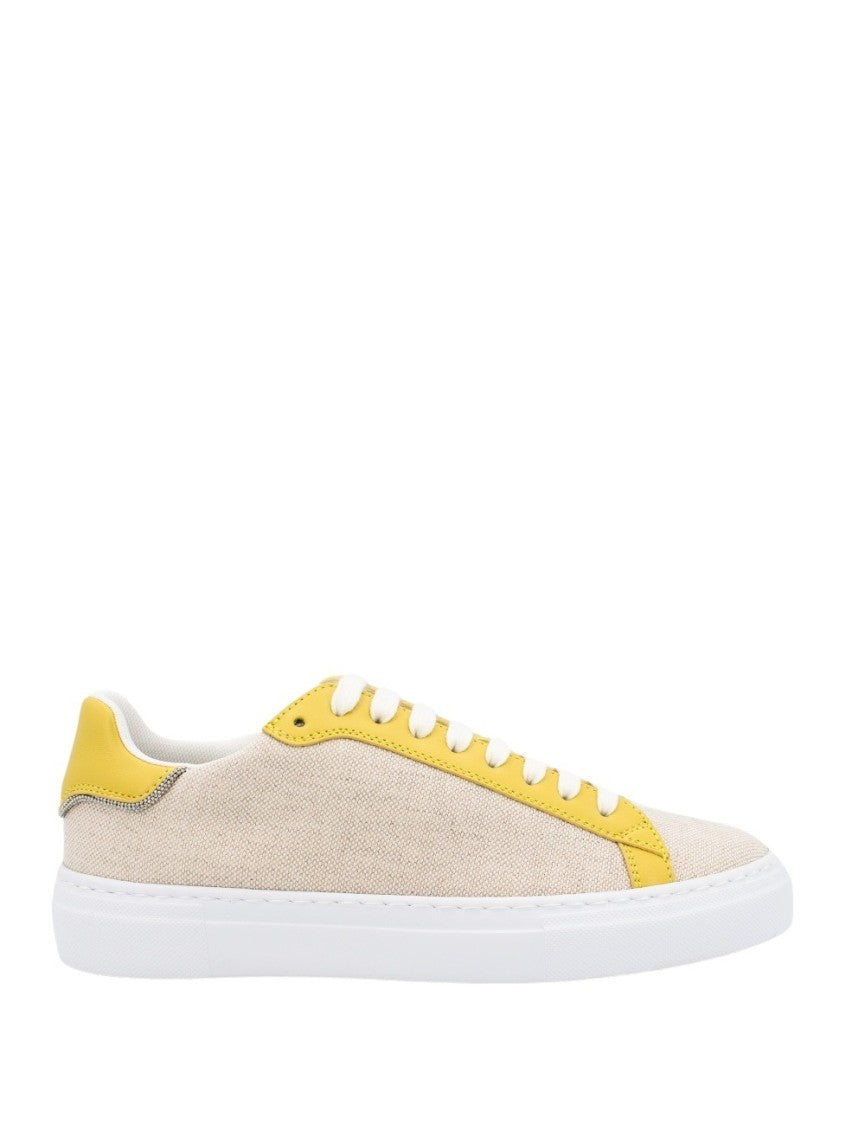 Fabiana Filippi Canvas And Leather Sneakers